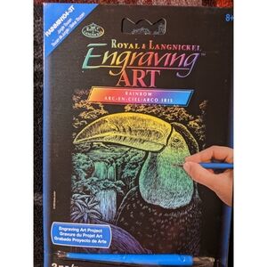 Royal & Langnickel Rainbow Engraving Art Jungle Toucan Size 5x7